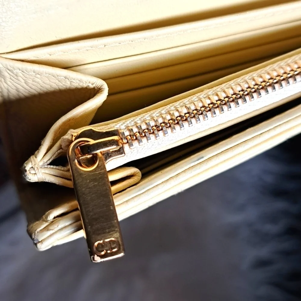 Christian Dior Caro Orchid Long Wallet